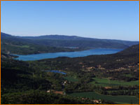 Vue sur le lac de Sainte-Croix